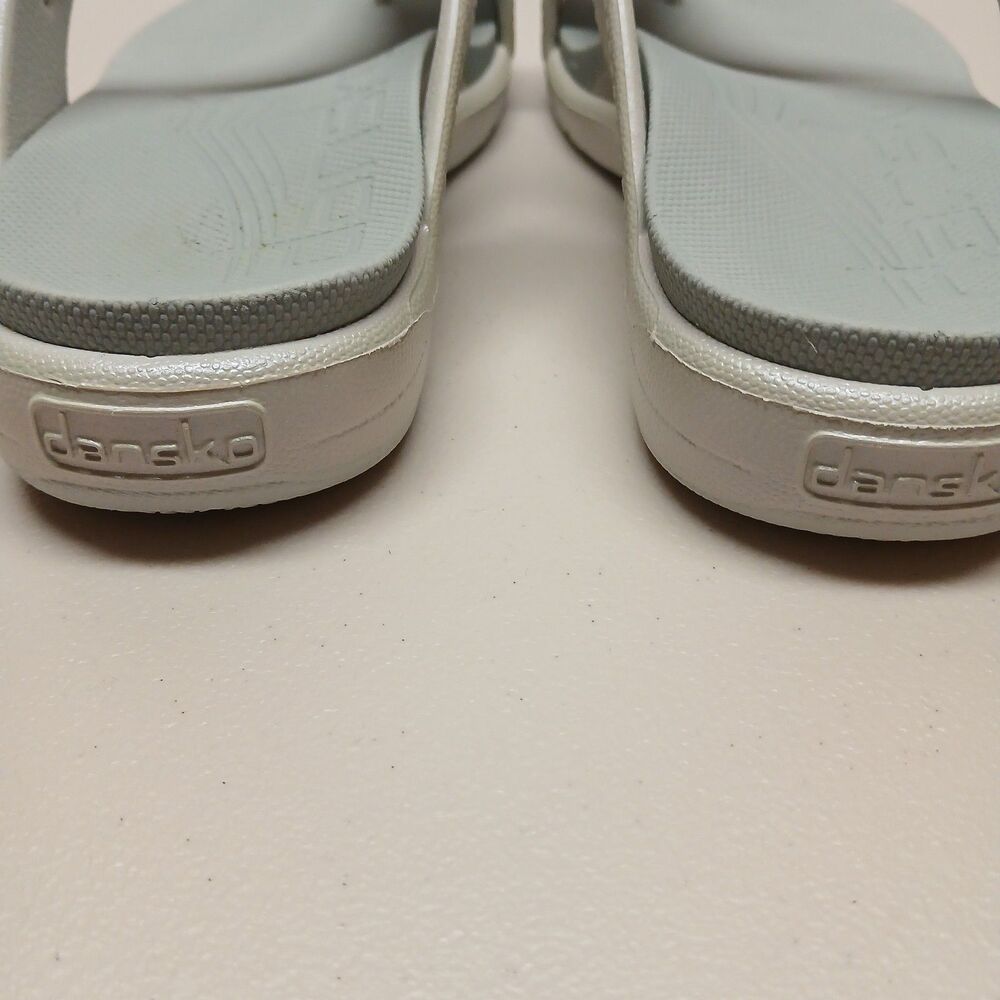 Dansko Krystal Seafoam Green Open Back Slip on Sandal Thong Flip Flops 40/9.5-10 - Picture 6 of 10